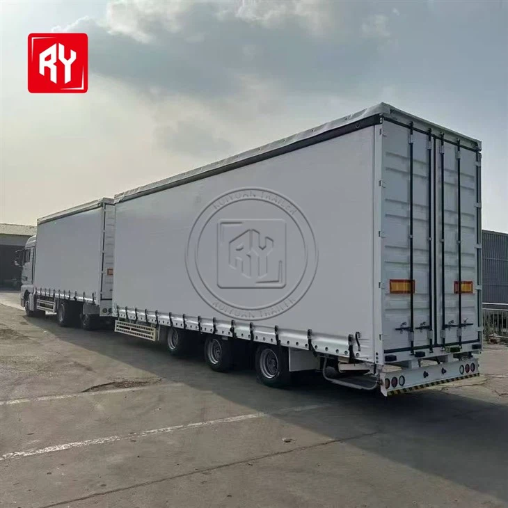 Higher Performance Dry Van Curtain Side Semi Trailer best