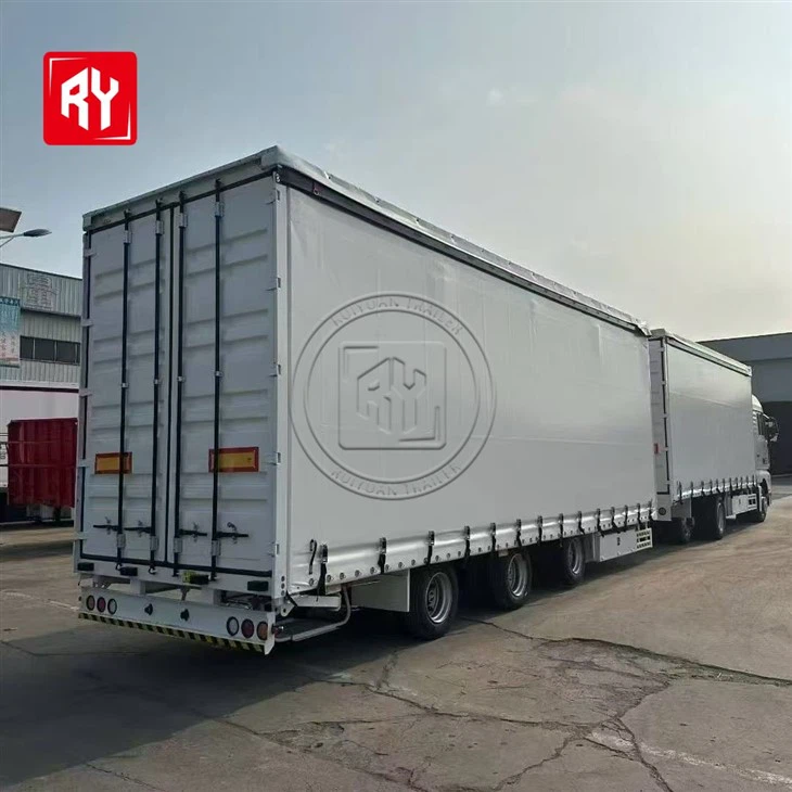 Higher Performance Dry Van Curtain Side Semi Trailer high quality