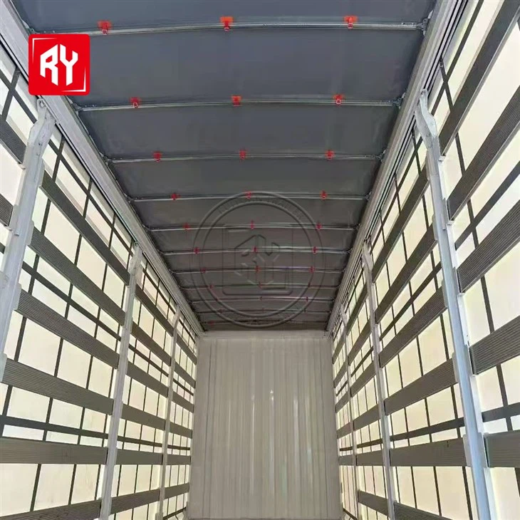 Higher Performance Dry Van Curtain Side Semi Trailer price