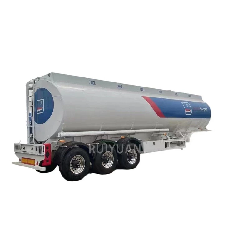 Three Axle 42000L 6-compartment Carbon Steel Fuel Semi-trailer Three Axle 42000L 6-compartment Carbon Steel Fuel Semi-trailer